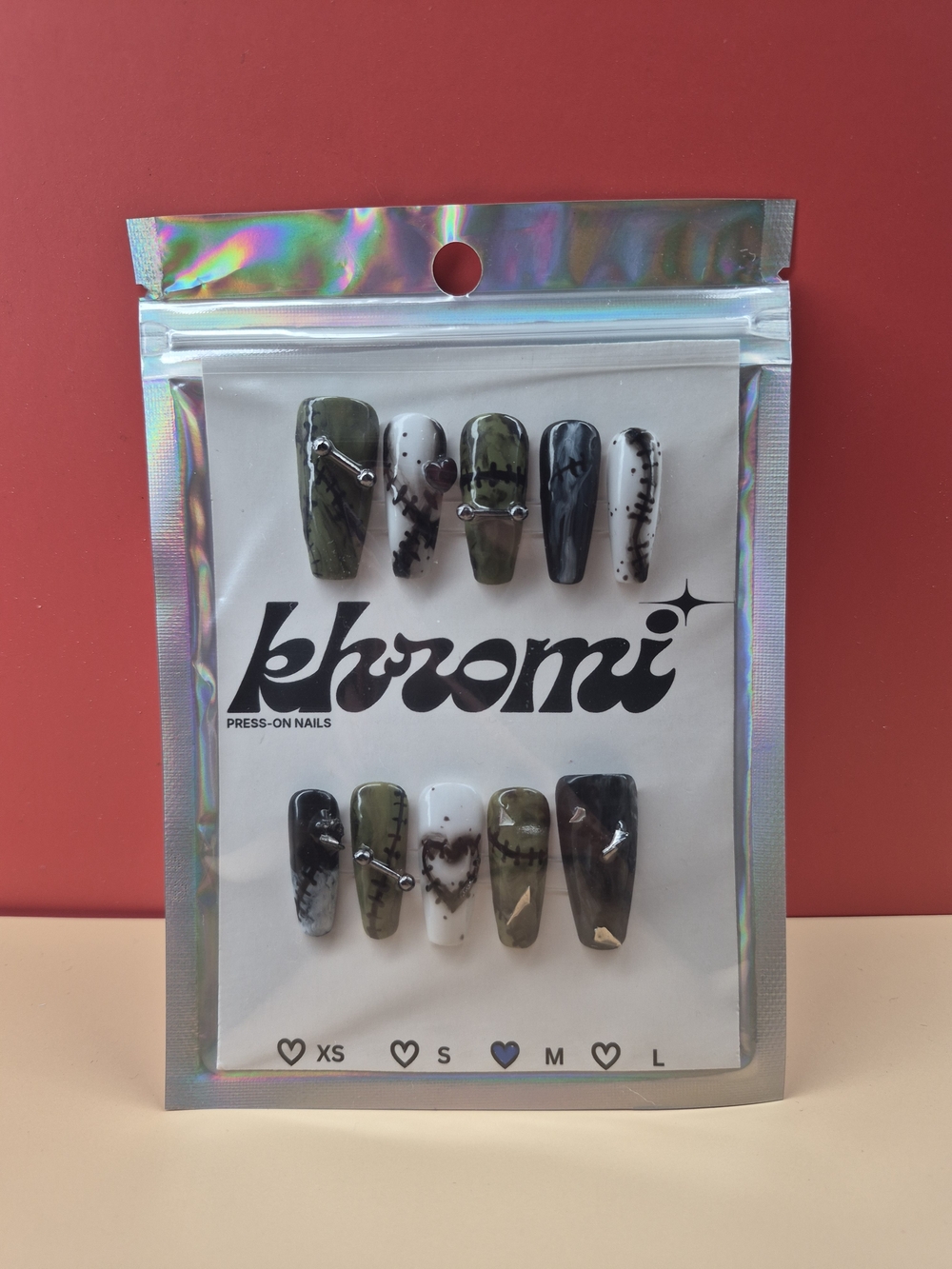 Frankenstein Press-On Nail Set